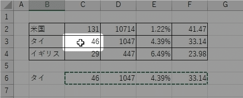 【Excel】貼り付けのとき、罫線を消さないようにする方法を紹介します。
