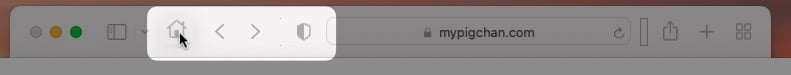 【MacのSafari】ツールバーのボタンの配置を変更する方法を紹介します。